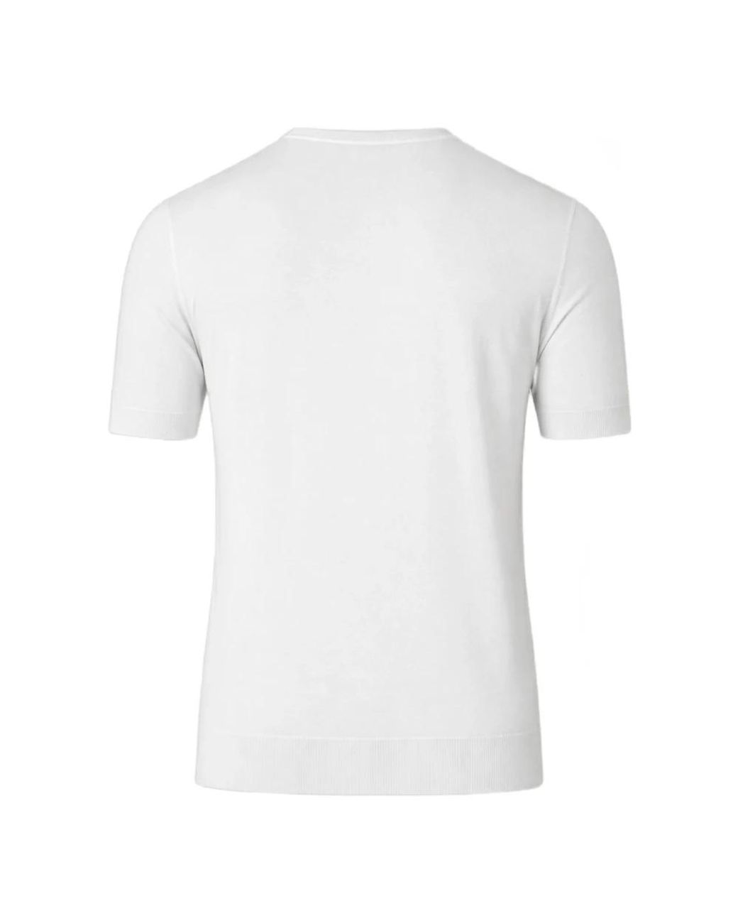 Gran Sasso White Round-Neck Knitwear for men