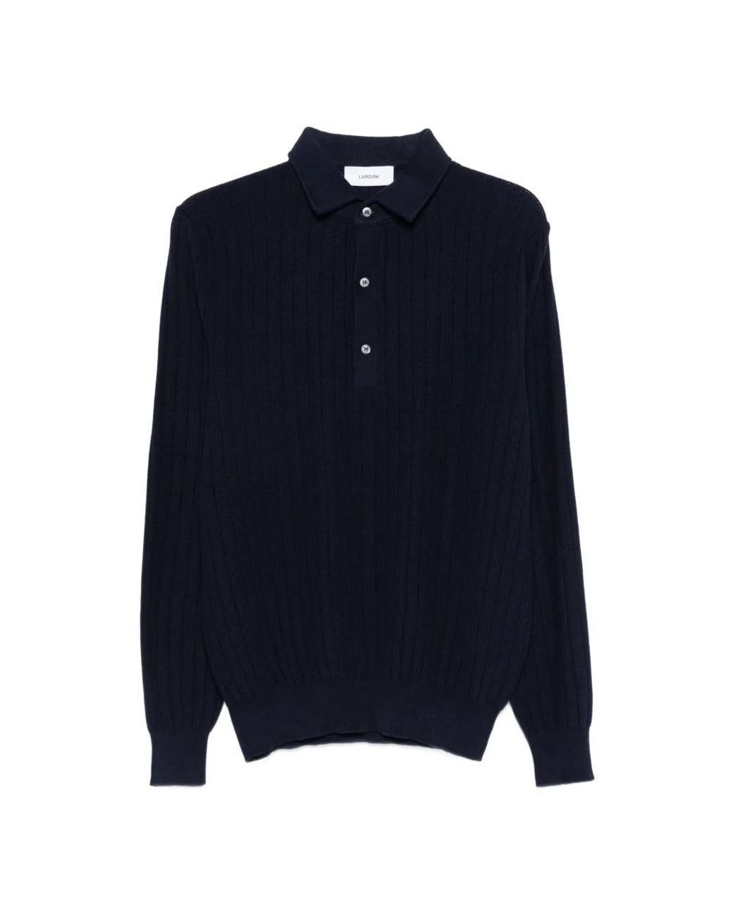 Lardini Blue Round-Neck Knitwear for men