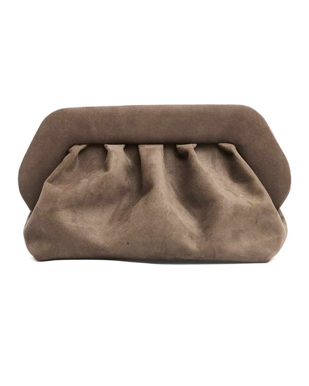 THEMOIRÈ Tassen ,Bruin ,Vegan Suede Clutch in het Brown