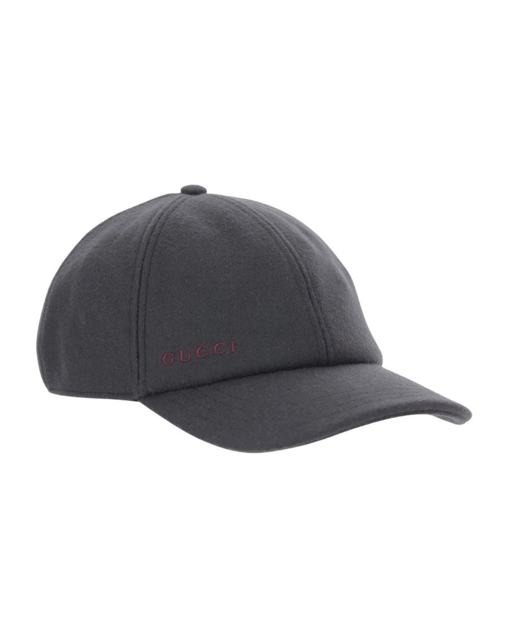 Gucci Woll-Baseballcap in Gray für Herren