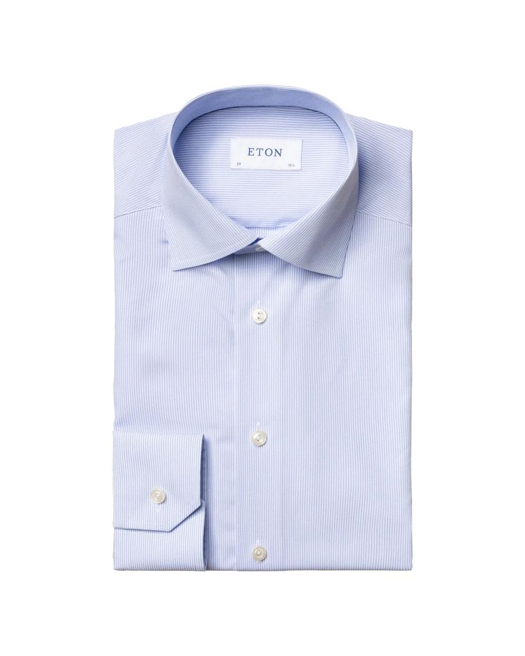 Eton of Sweden Blue Formal Shirts for men