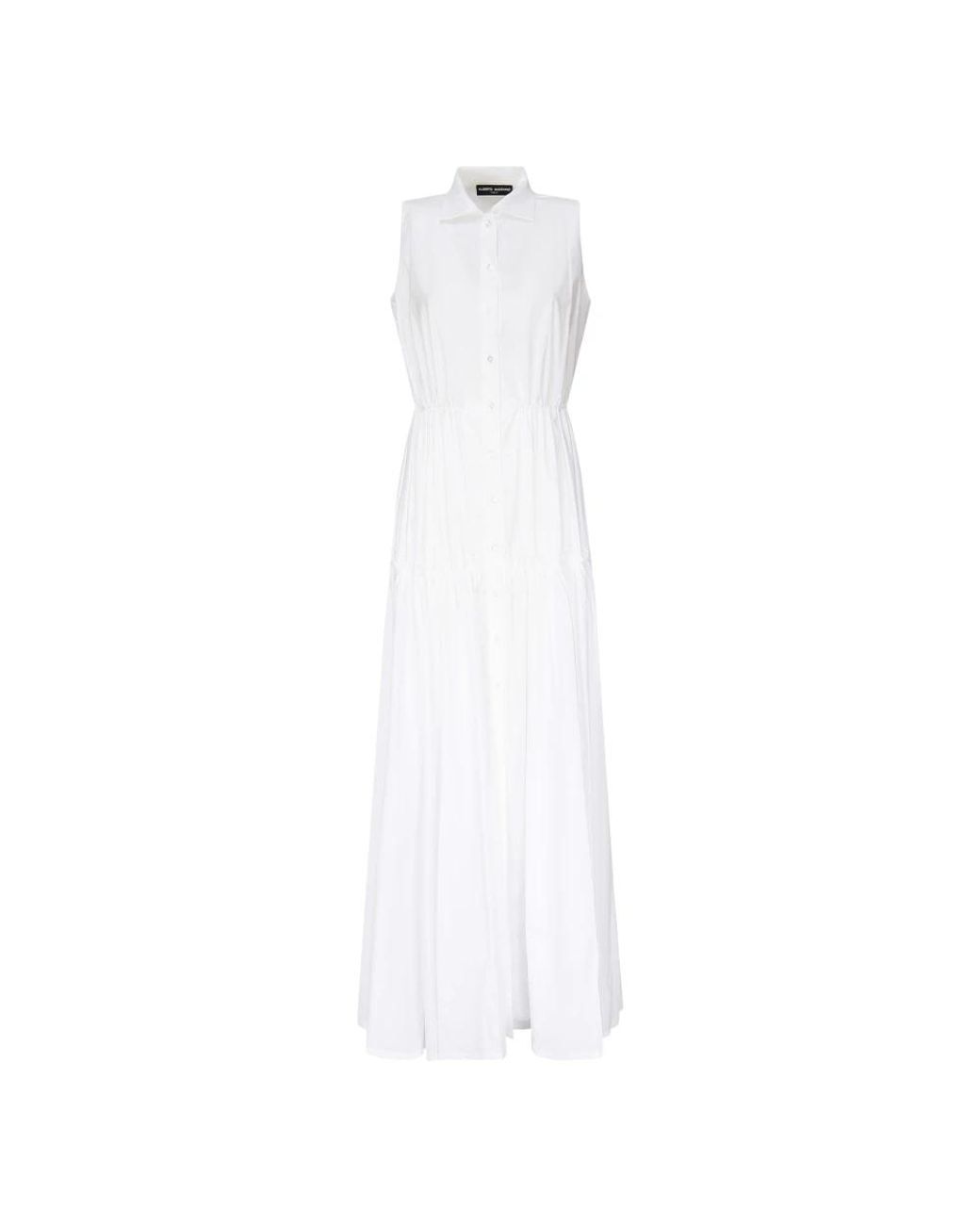 ALBERTO AUDENINO White Shirt Dresses