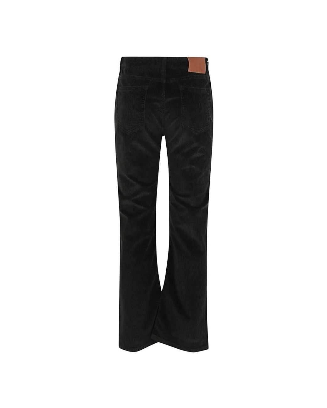 Fay Black Straight Trousers