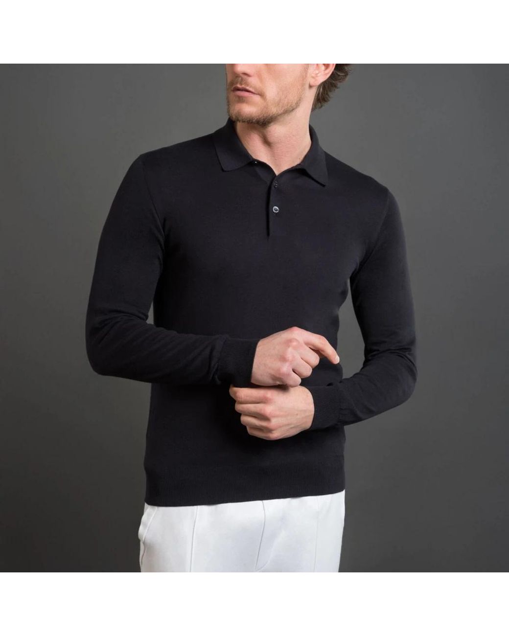 Moorer Blue Round-Neck Knitwear for men