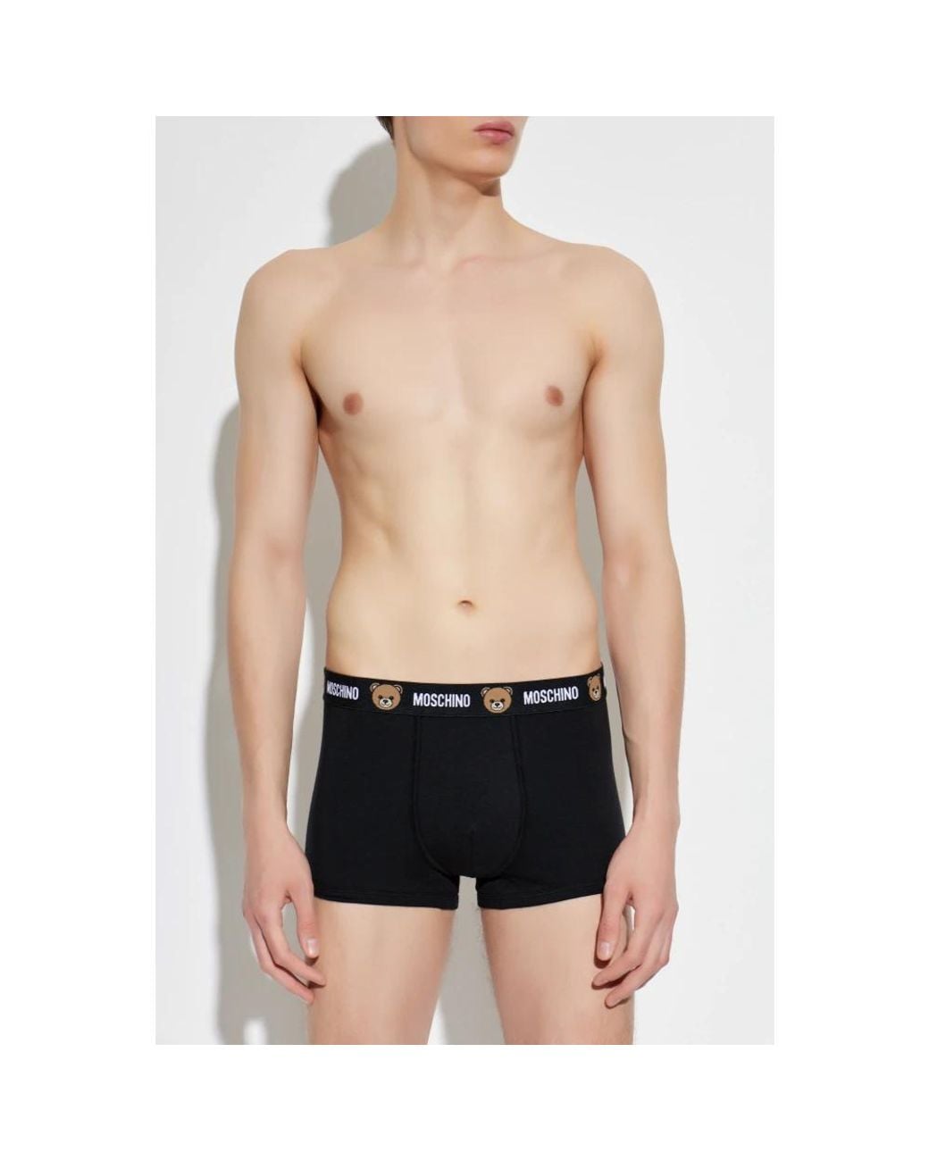 Bottoms Moschino de hombre de color Black