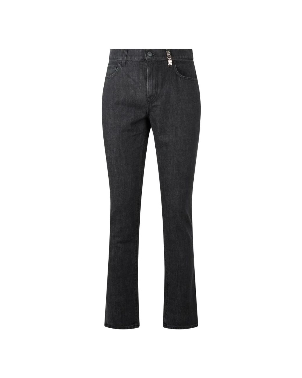 Moschino Gray Flare Jeans for men