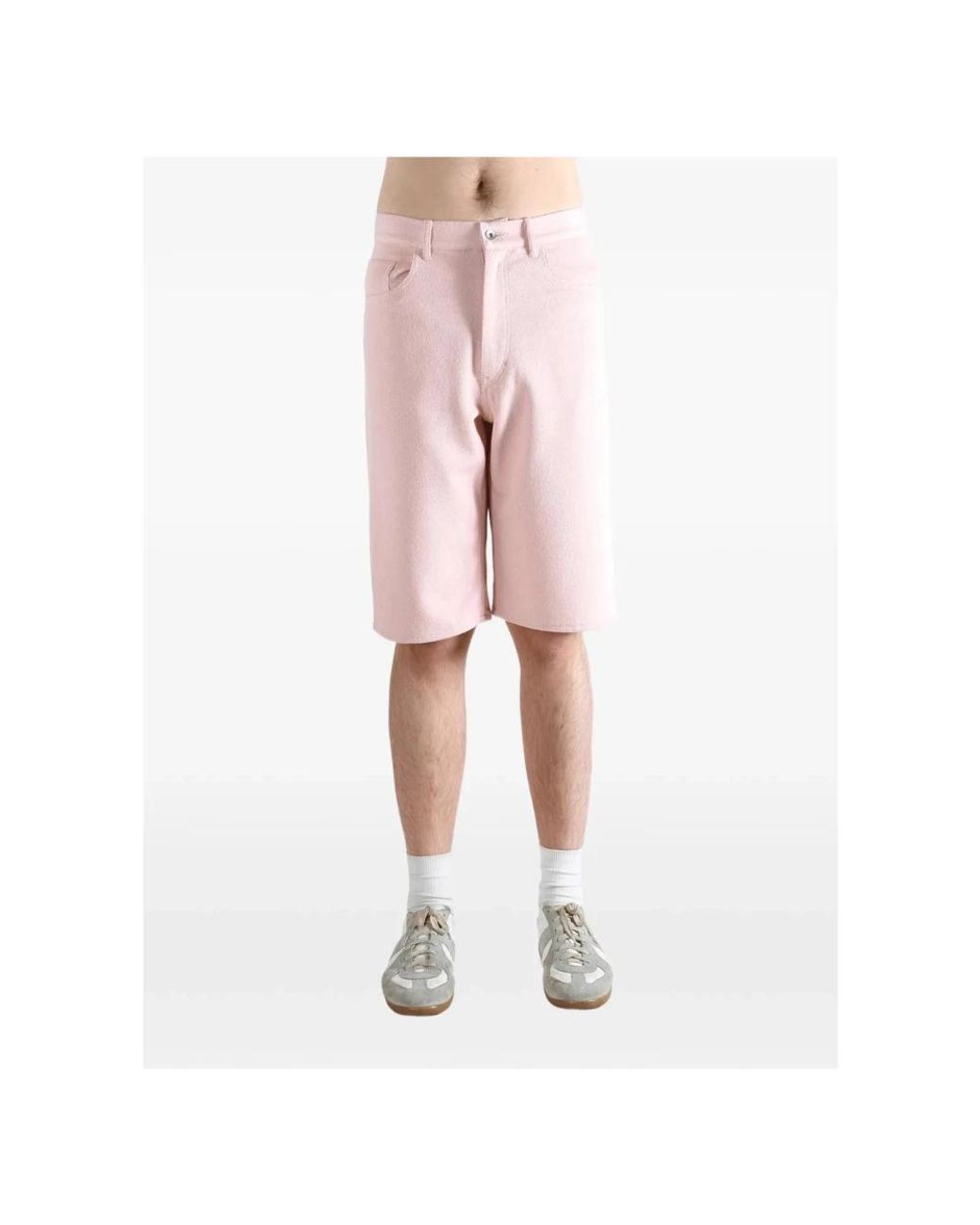 Auralee Pink Casual Shorts for men