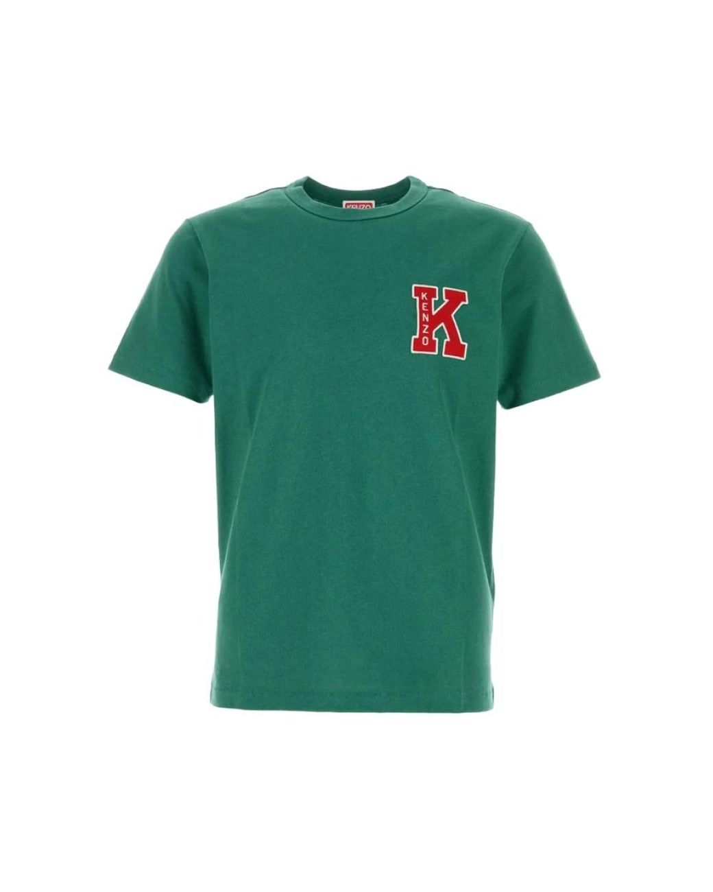 KENZO Work And Play Slim T-Shirt in het Green voor heren