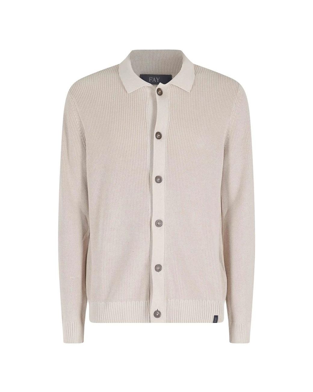 Cardigans Fay de hombre de color Natural
