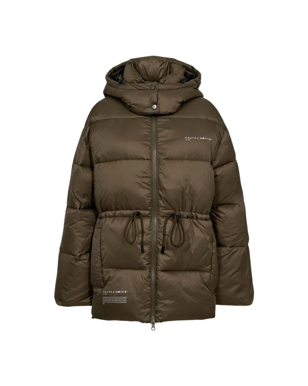 Haute L'Amitié Green Winter Jackets