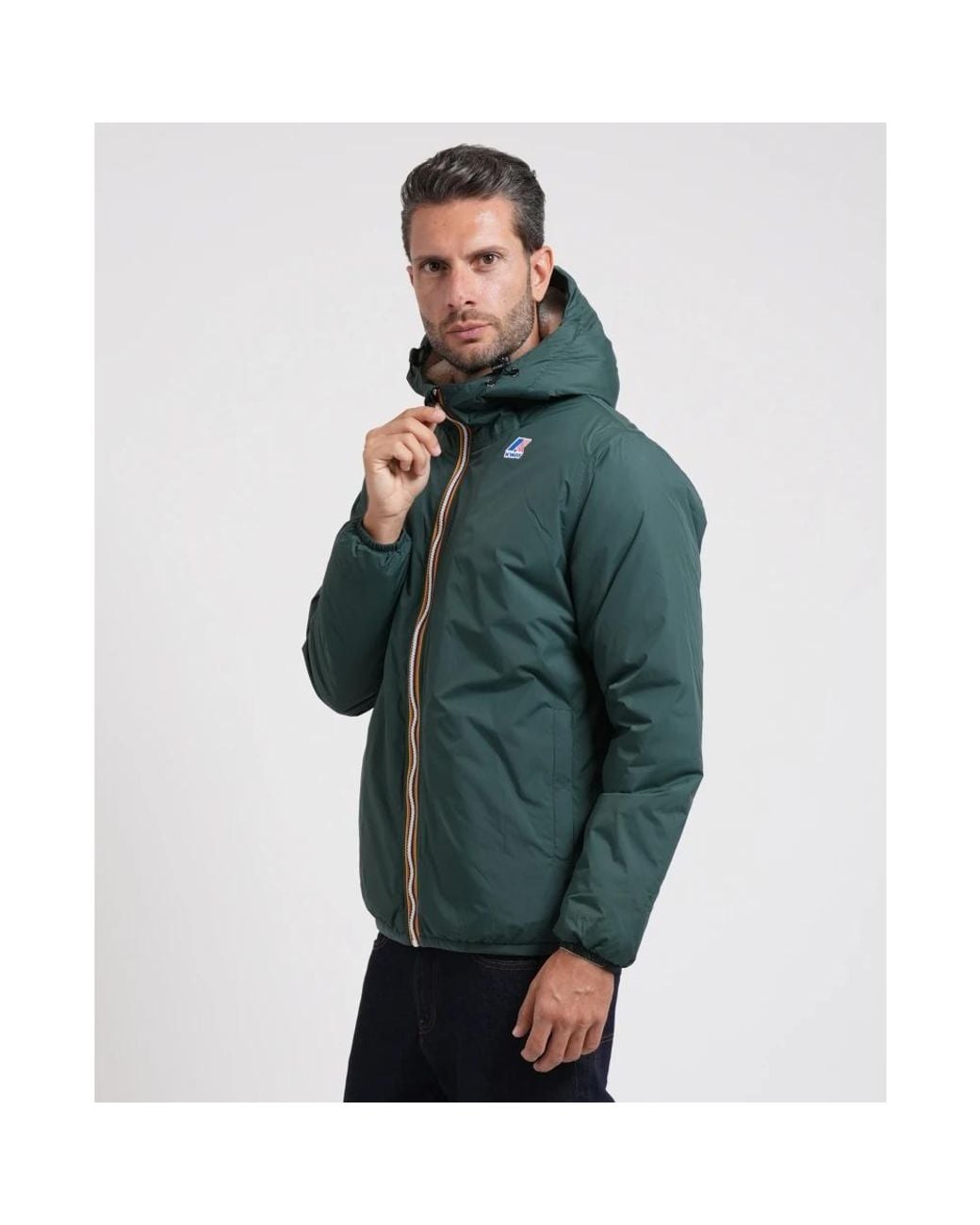 Winter Jackets K-Way de hombre de color Green