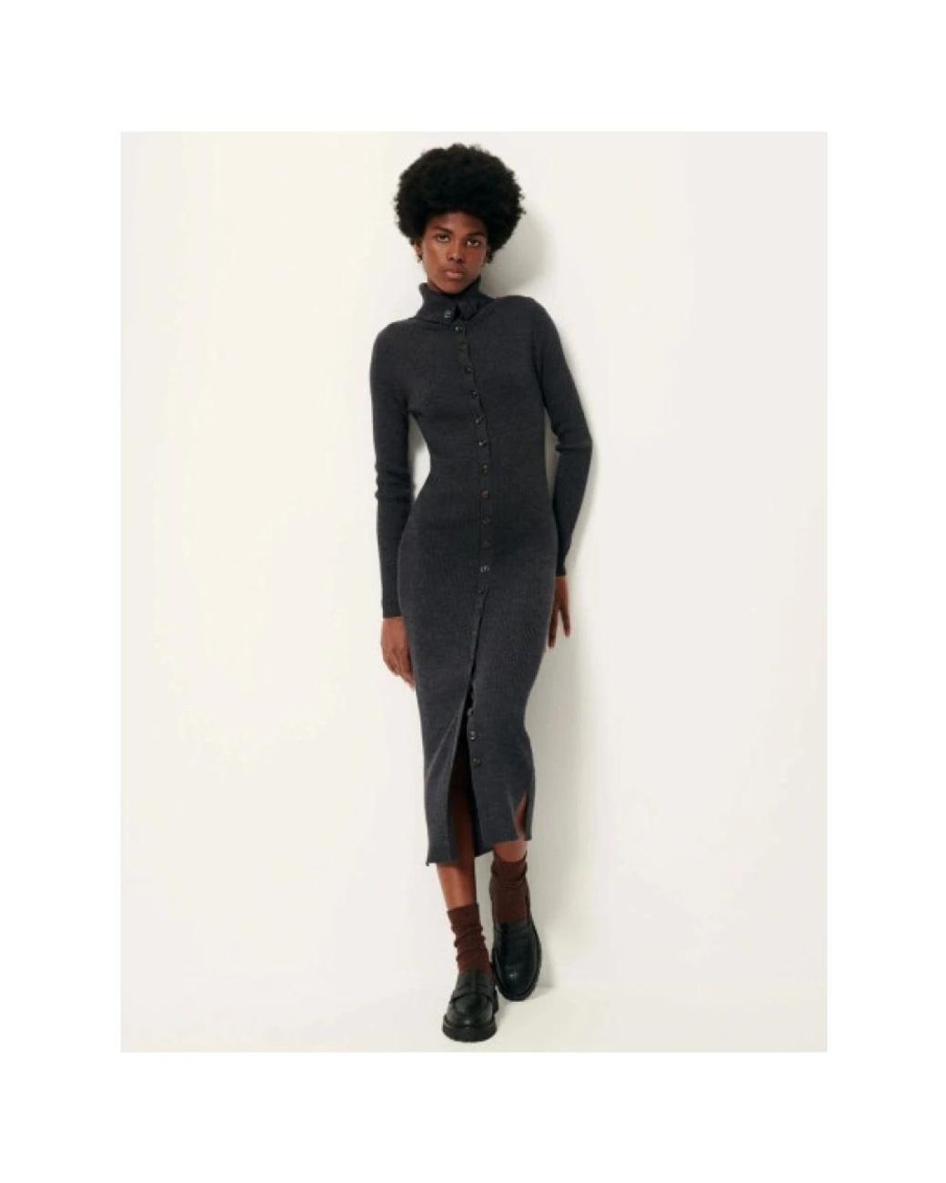 Sessun Black Knitted Dresses