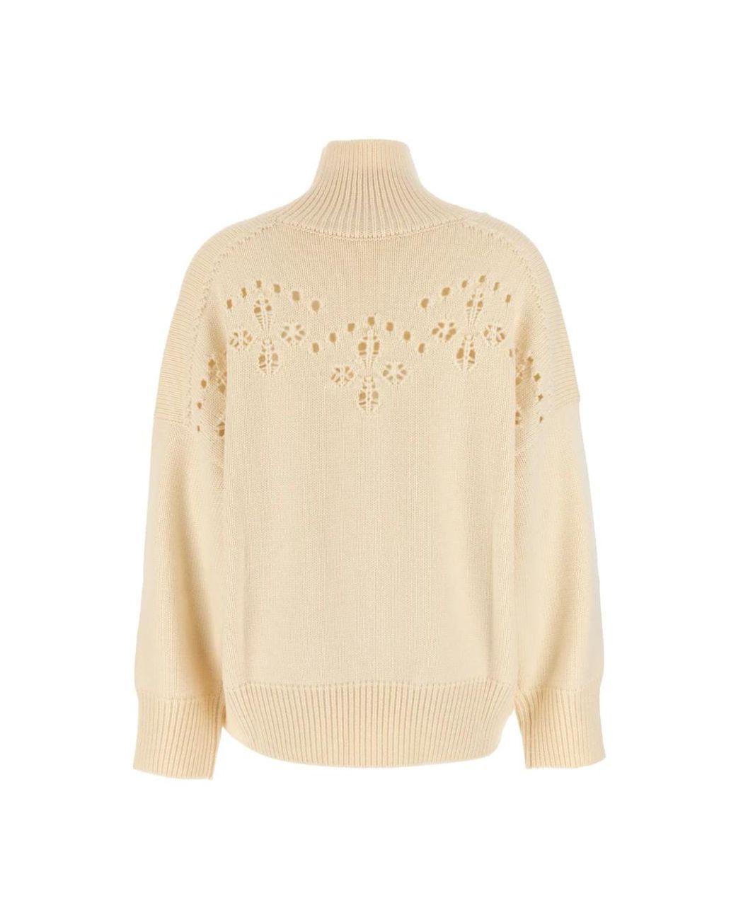 Chloé Natural Turtlenecks
