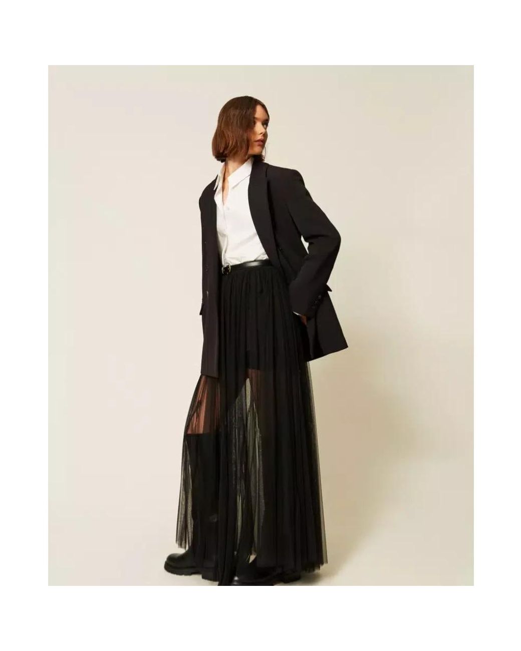 Twinset Black Maxi Skirts