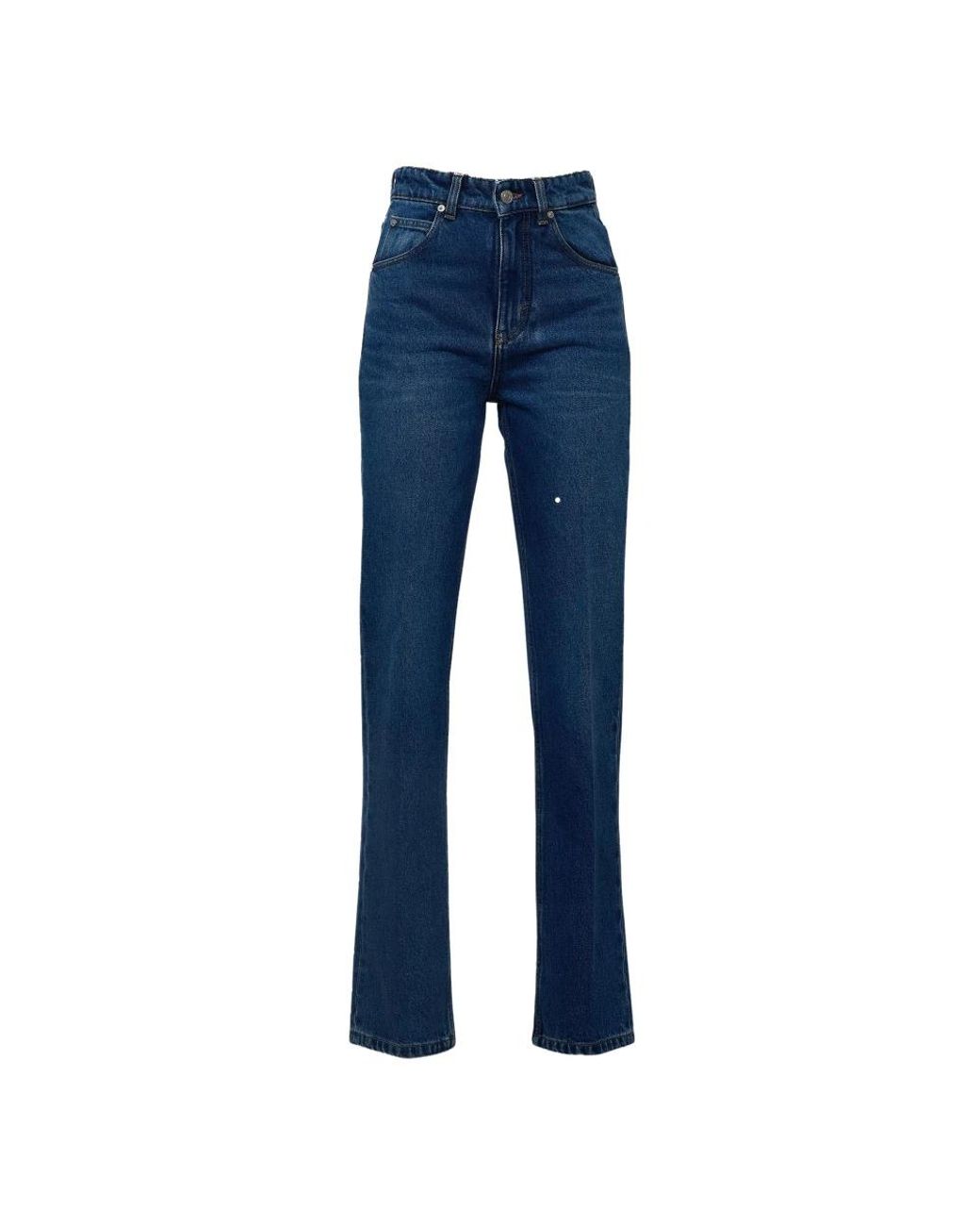 Victoria Beckham Blue Straight Fit Jeans