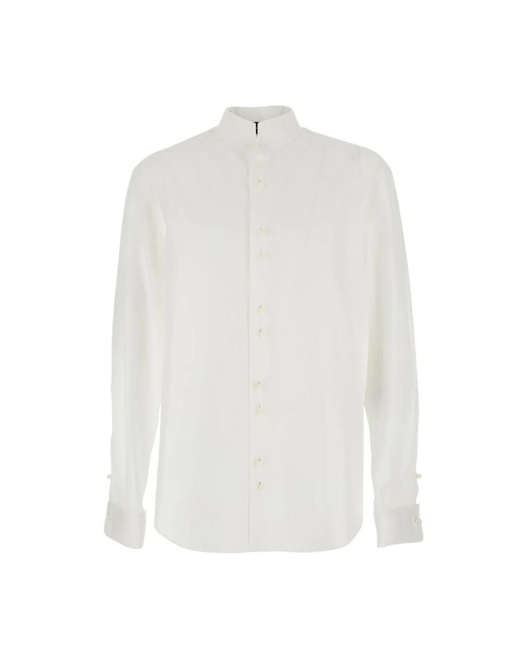 Emporio Armani White Formal Shirts for men