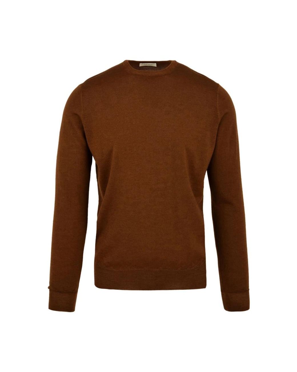 FILIPPO DE LAURENTIIS Brown Round-Neck Knitwear for men