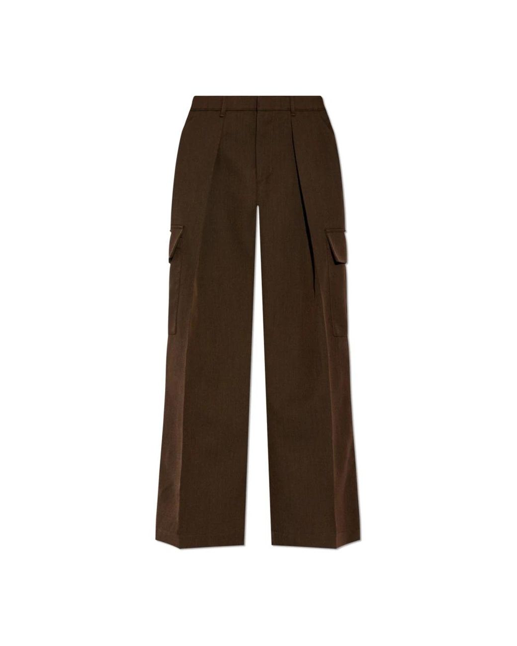 Burberry Brown Wide Trousers