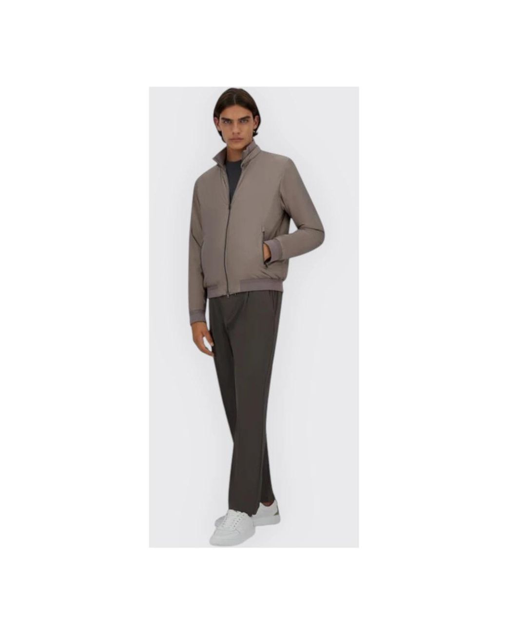 Herno Gray Light Jackets for men