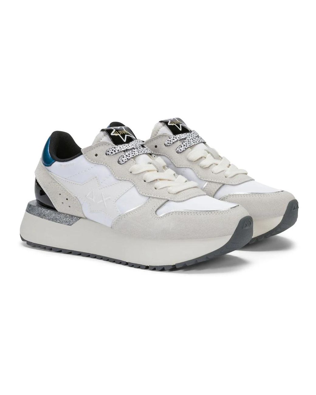Sun 68 Gray Sneakers