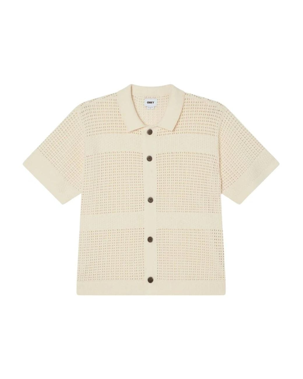 Obey Natural Polo Shirts for men