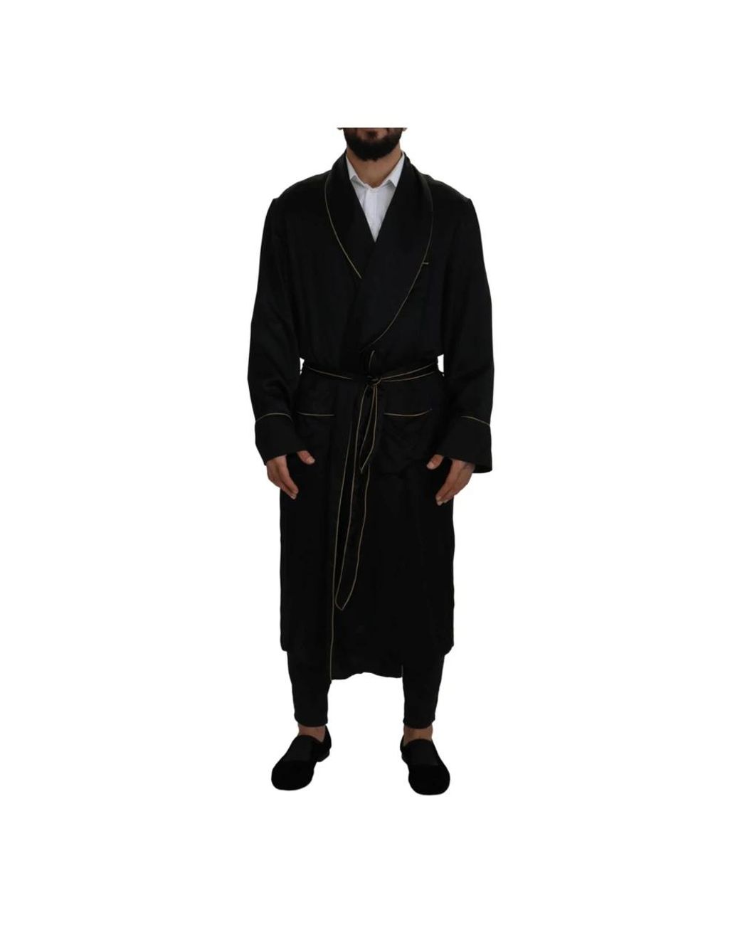 Dolce & Gabbana Black Robes for men