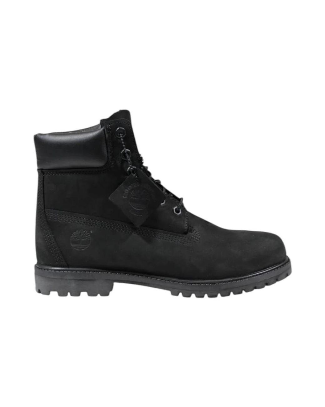 Timberland Black Lace-Up Boots
