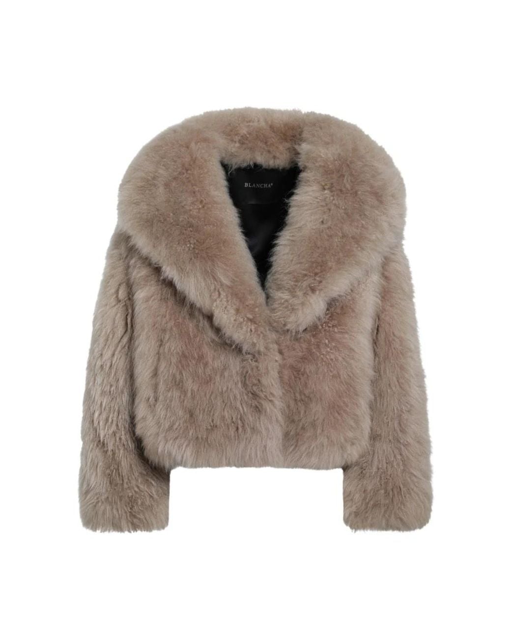 Blancha Brown Faux Fur & Shearling Jackets