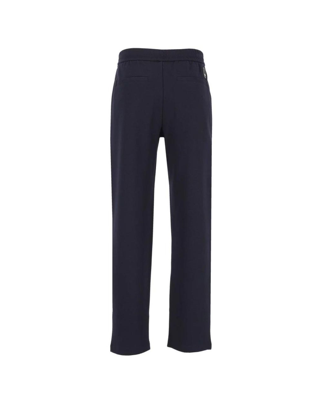 Emporio Armani Blue Straight Trousers for men