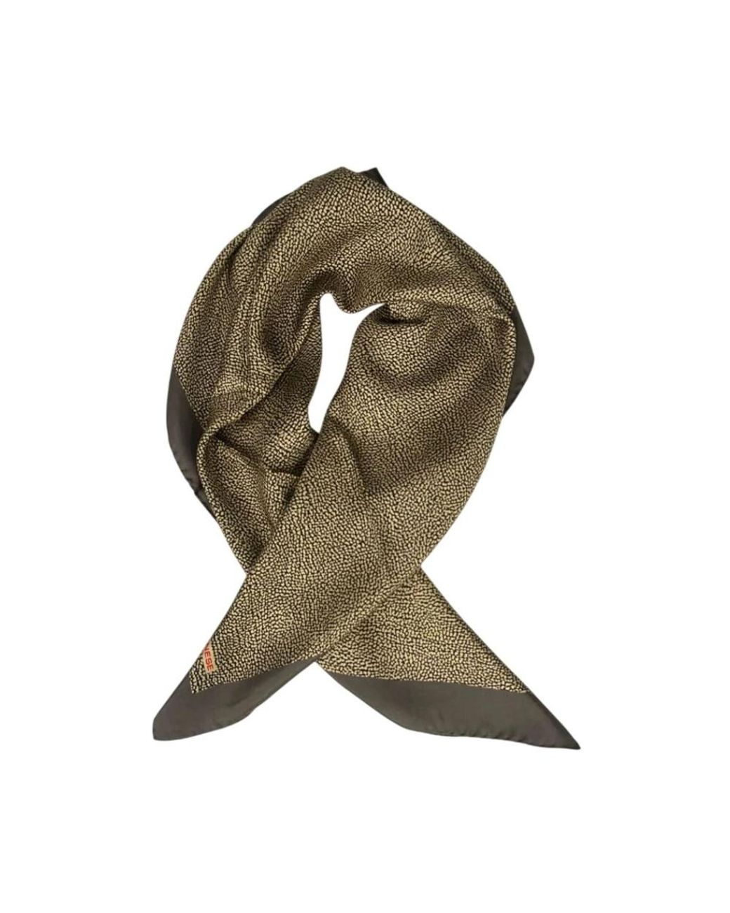 Borbonese Green Silk Scarves
