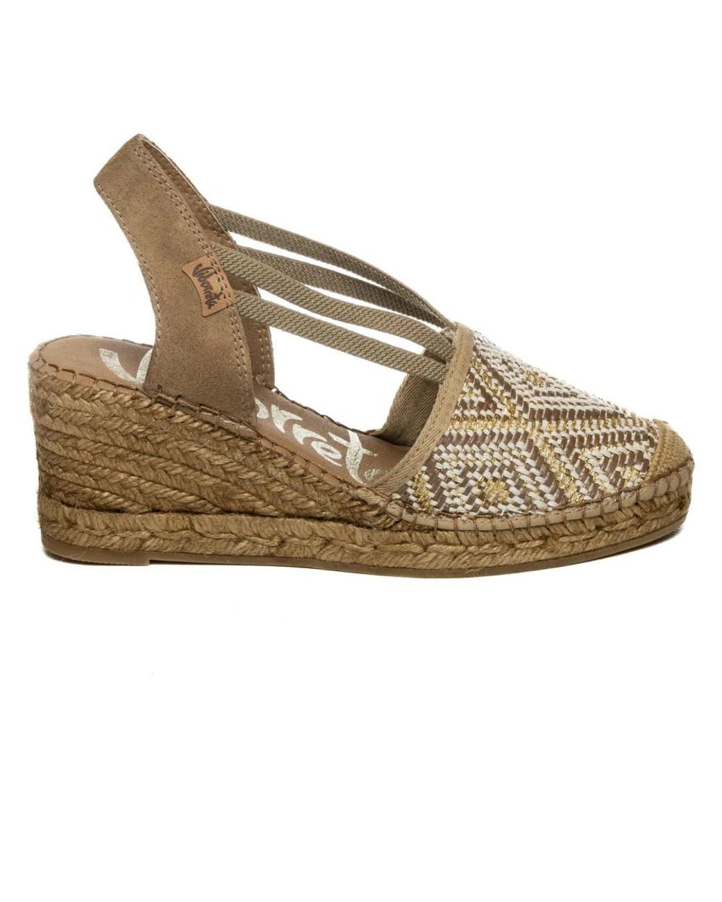 Vidorreta Metallic Daisy Wedge