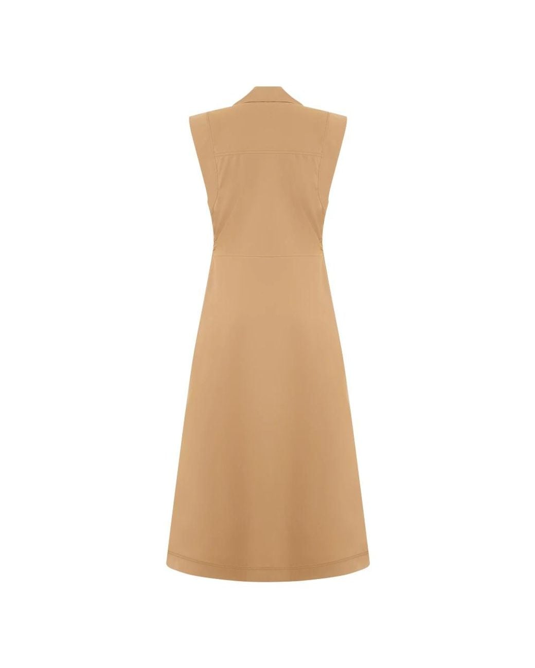 Veronica Beard Natural Shirt Dresses