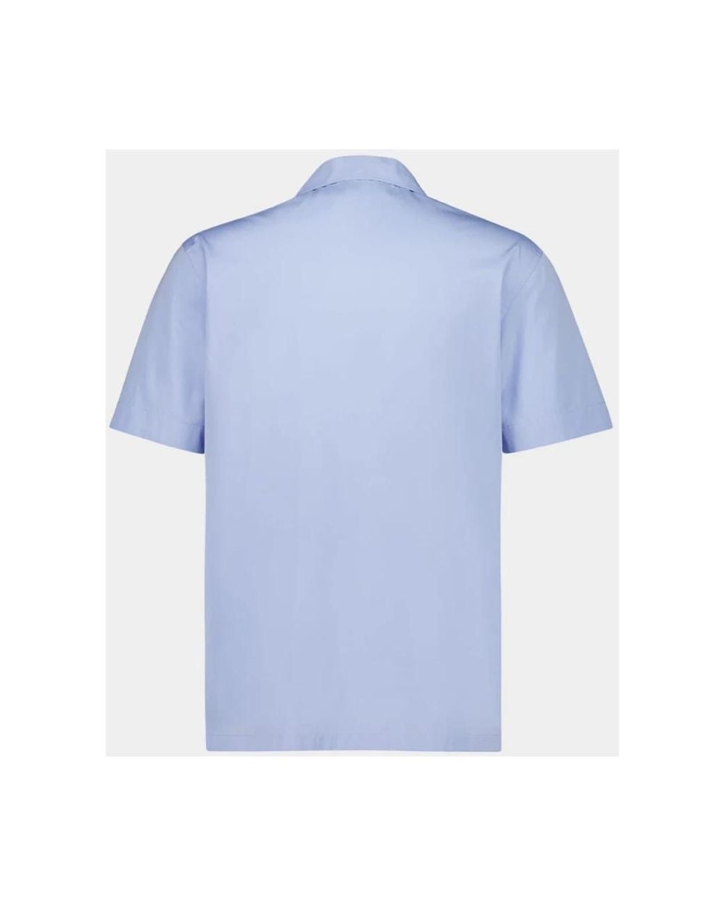 Dolce & Gabbana Blue Short Sleeve Shirts for men