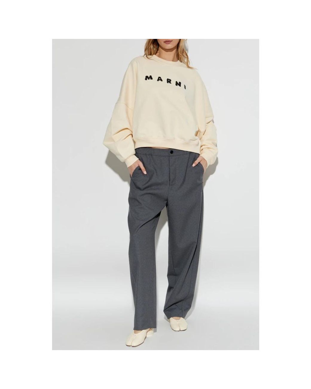 Marni White Sweatshirts