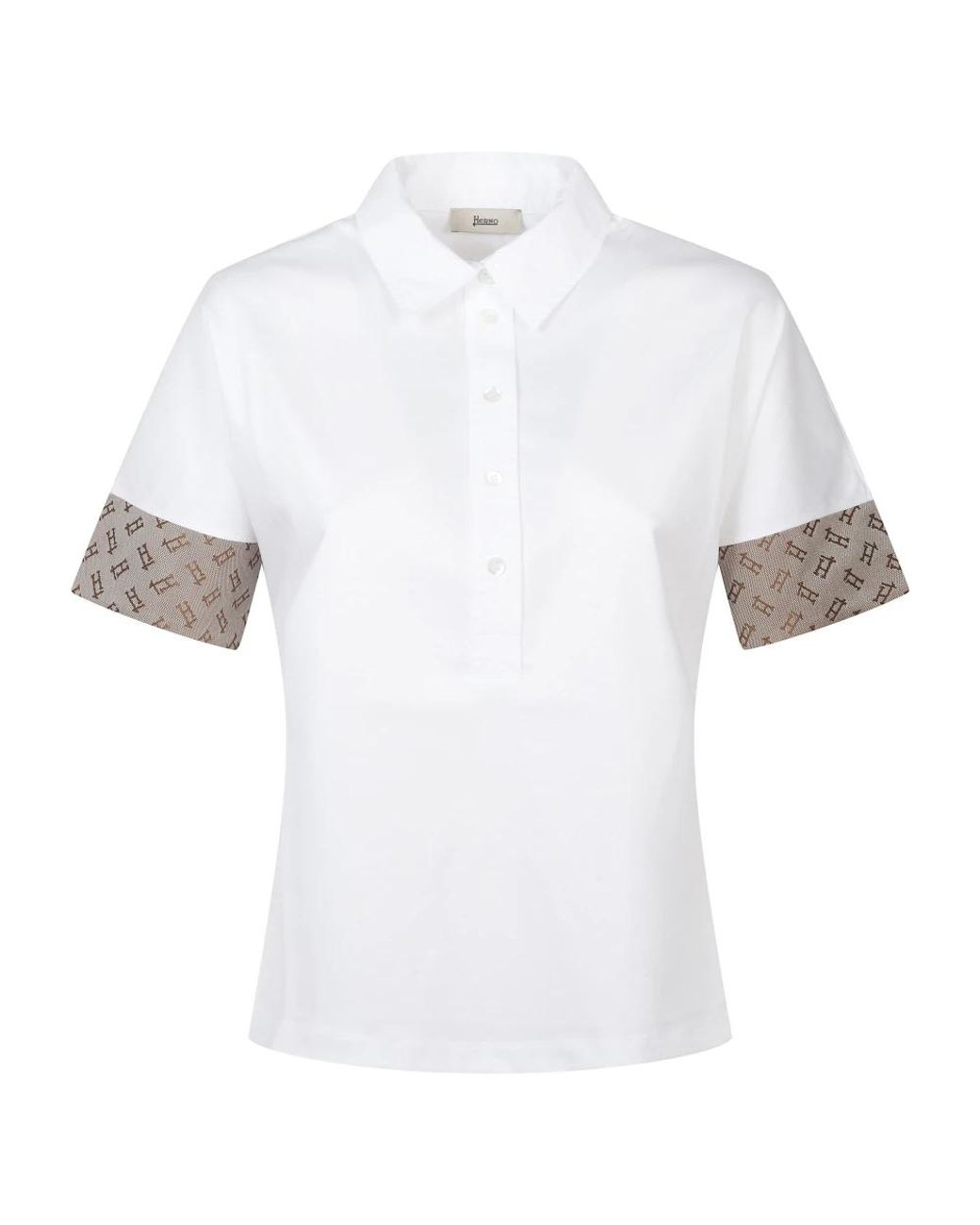Herno White Polo Shirts