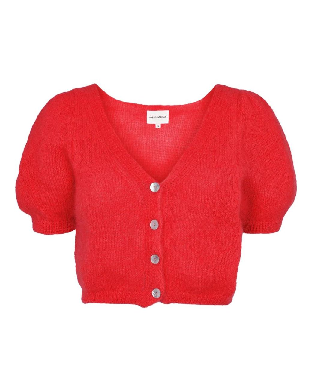 Cardigans American Dreams de color Red