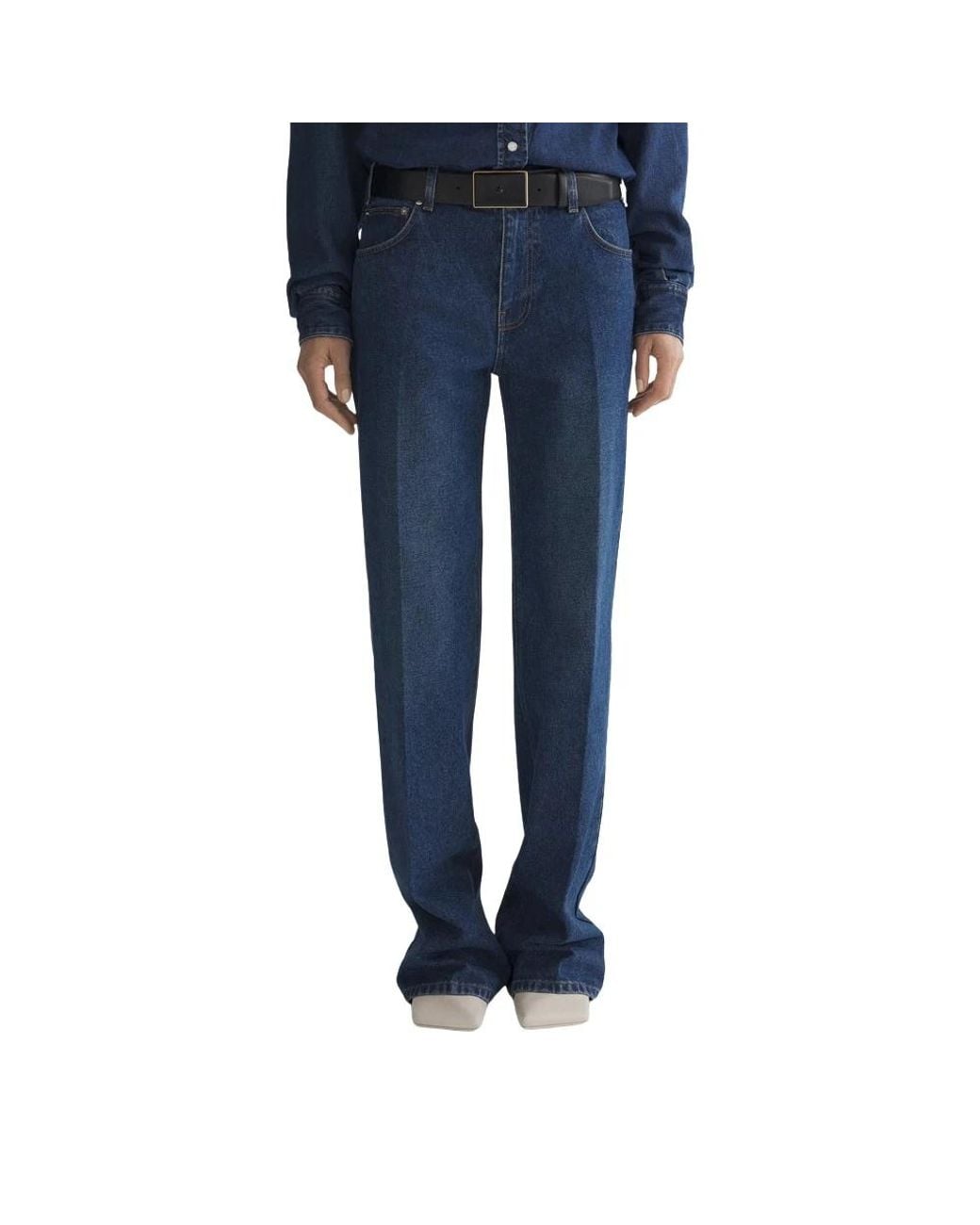 Mugler Blue Straight Fit Jeans