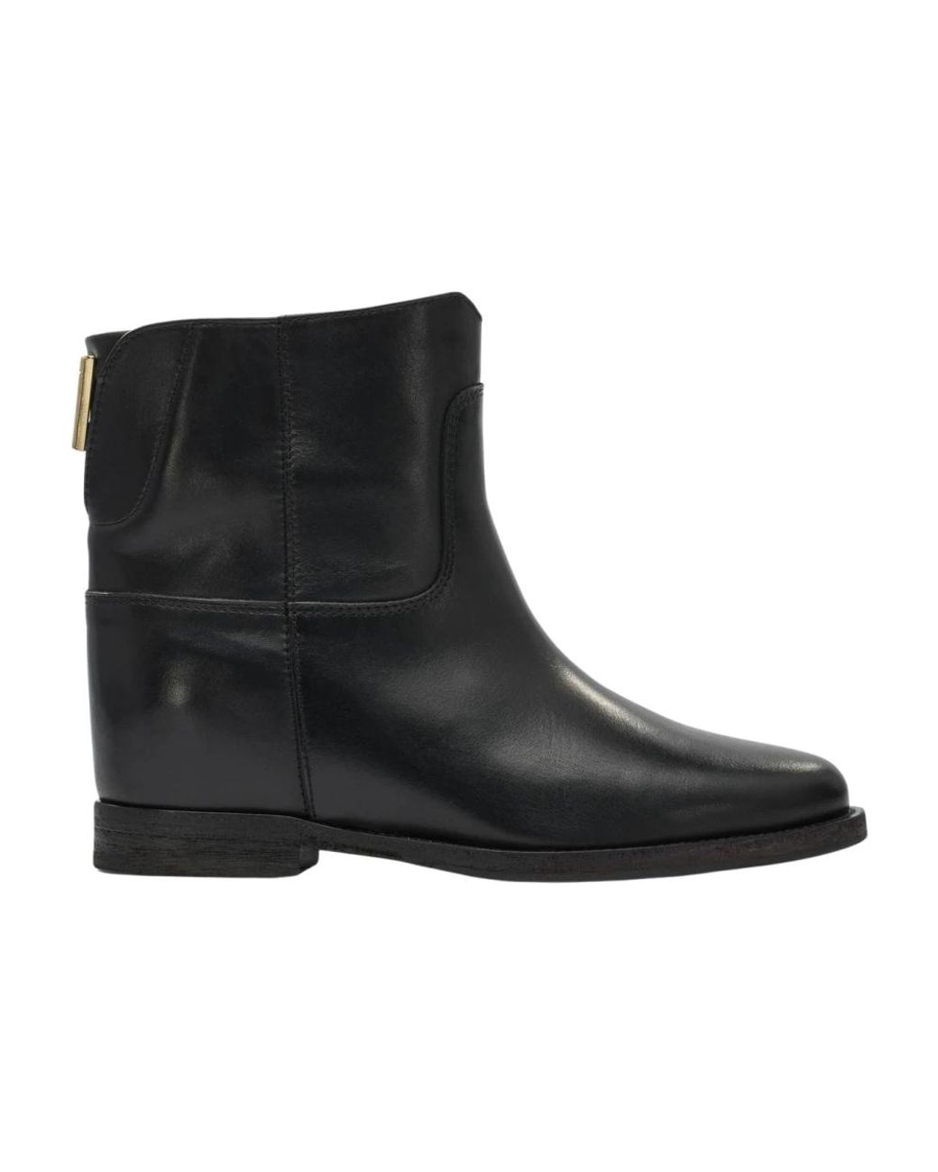 Via Roma 15 Black Ankle Boots