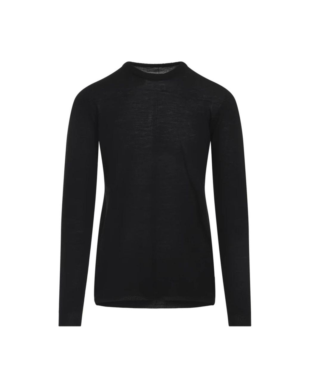 Rick Owens Black Round-Neck Knitwear for men