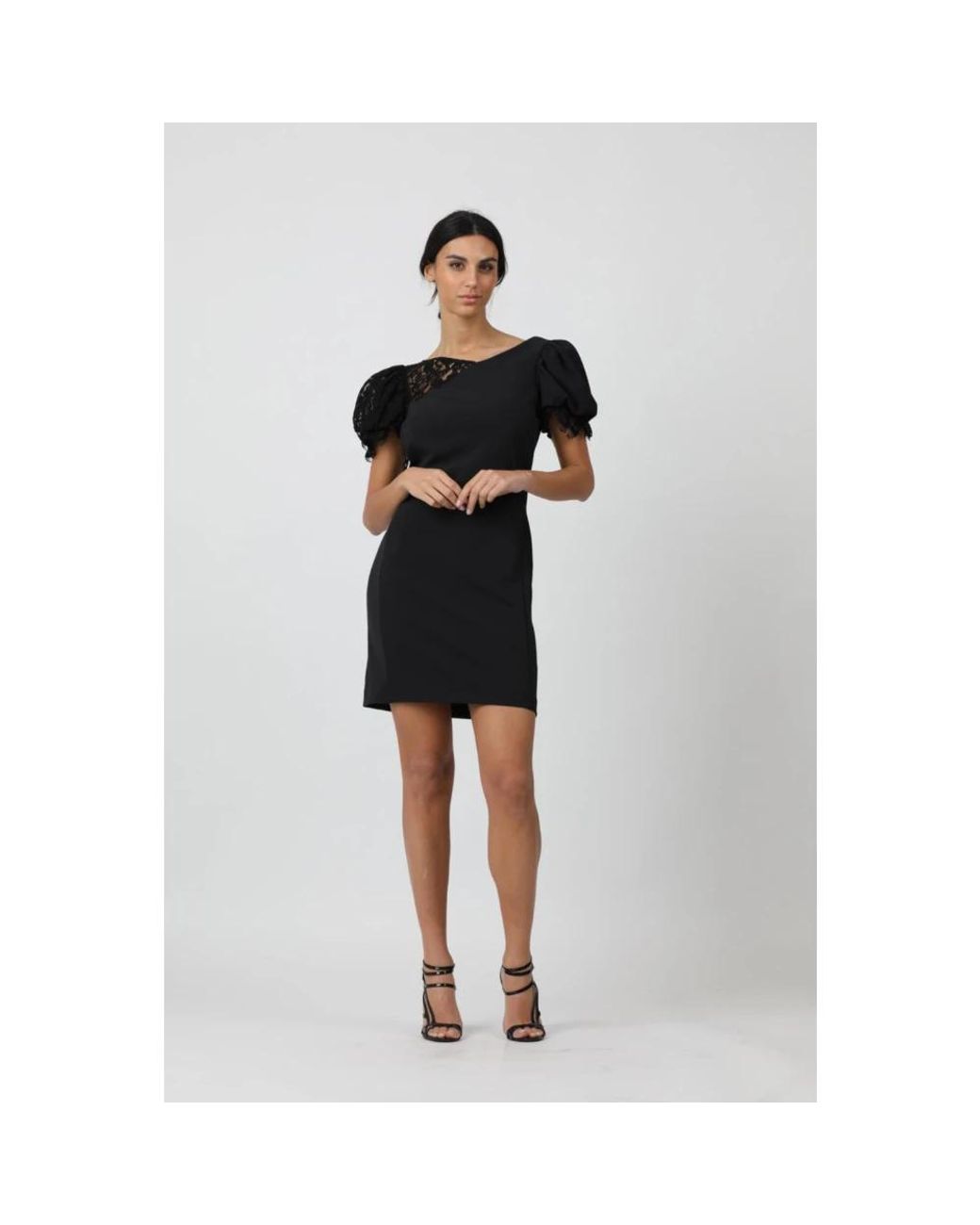 Pinko Black Short Dresses