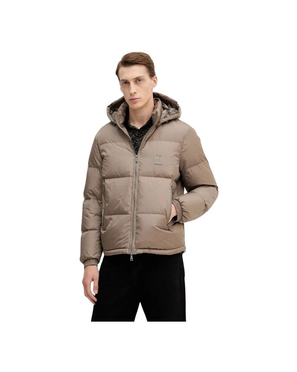 ARMANI EXCHANGE Down Jassen in het Natural voor heren