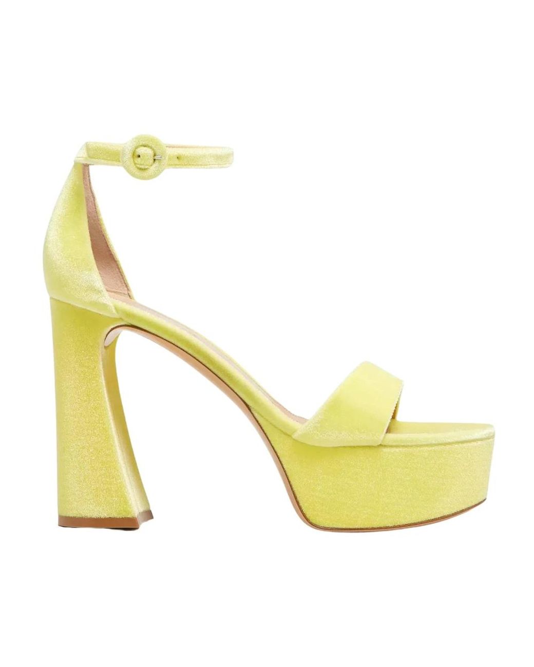 Gianvito Rossi Yellow High Heel Sandals