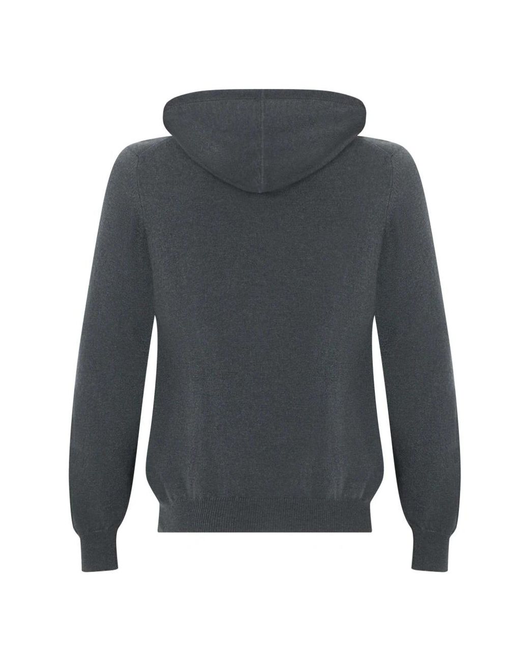 Fedeli Gray Hoodies for men