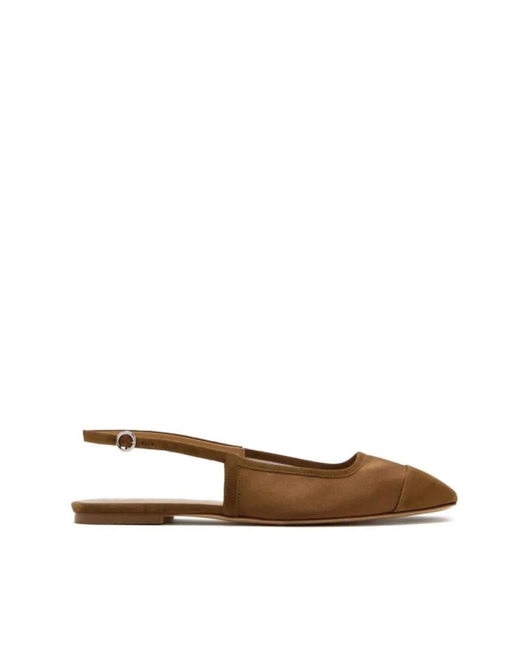 Aeyde Brown Ballerina Shoes