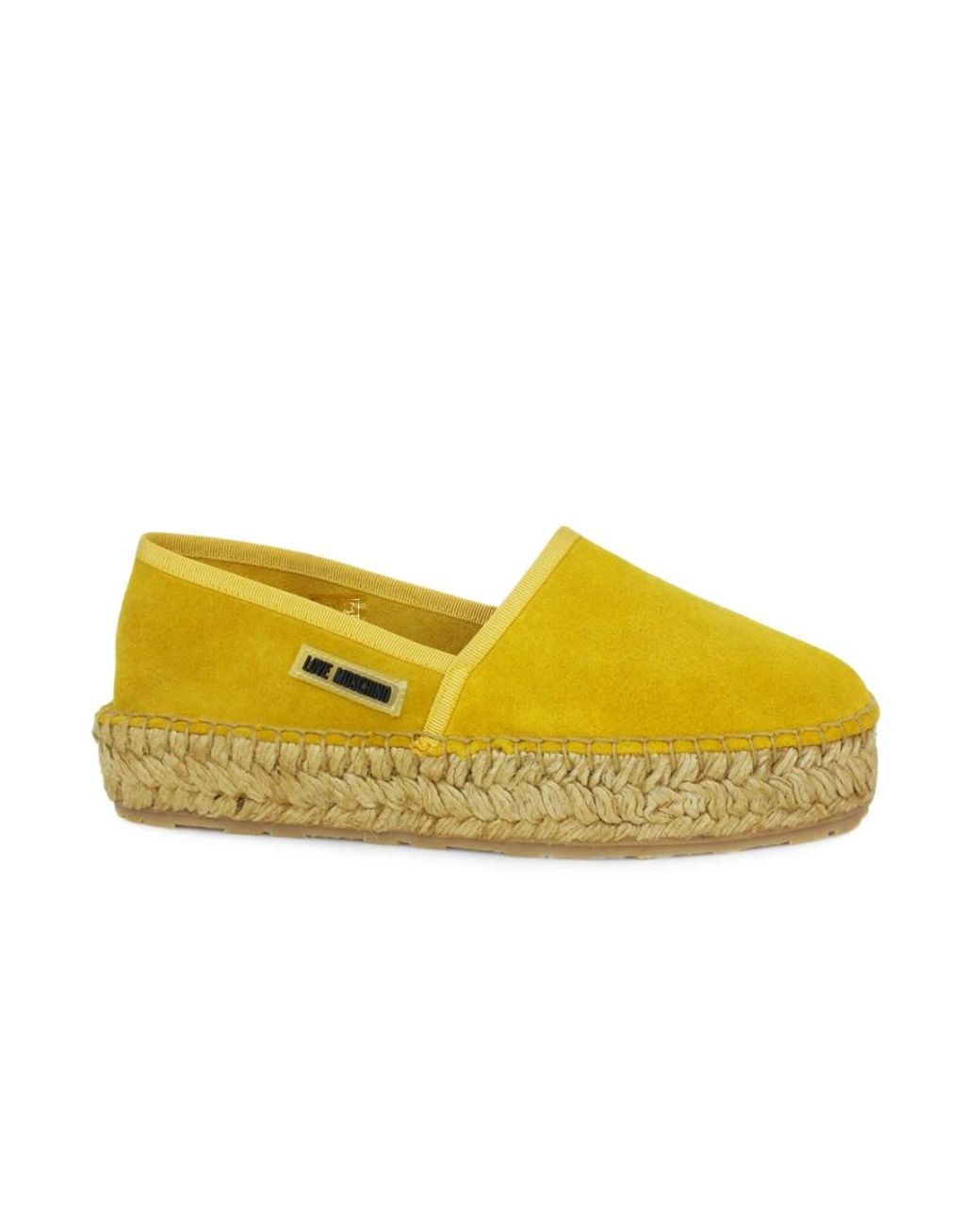 Love Moschino Yellow Espadrilles