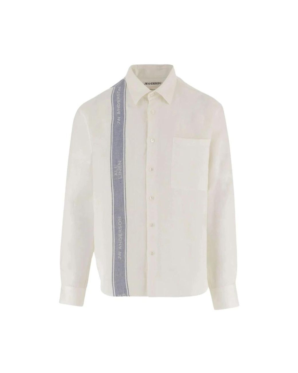 J.W. Anderson White Casual Shirts for men