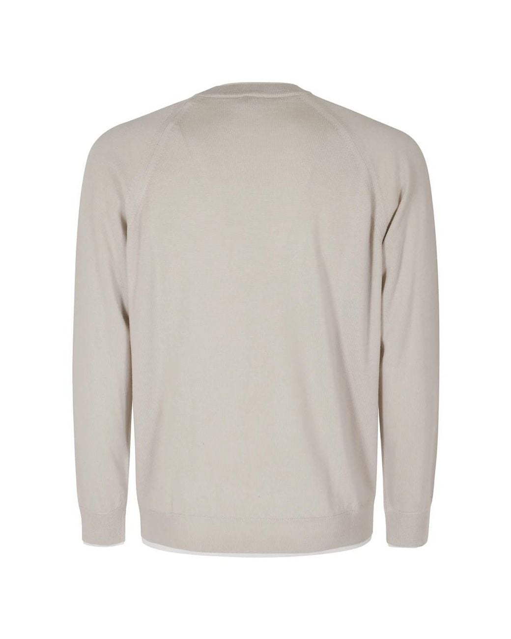 Eleventy Gray Round-Neck Knitwear for men