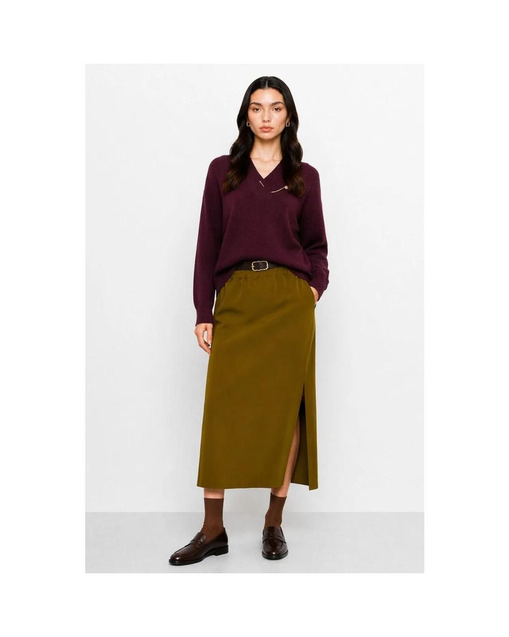 Kocca Red V-Neck Knitwear