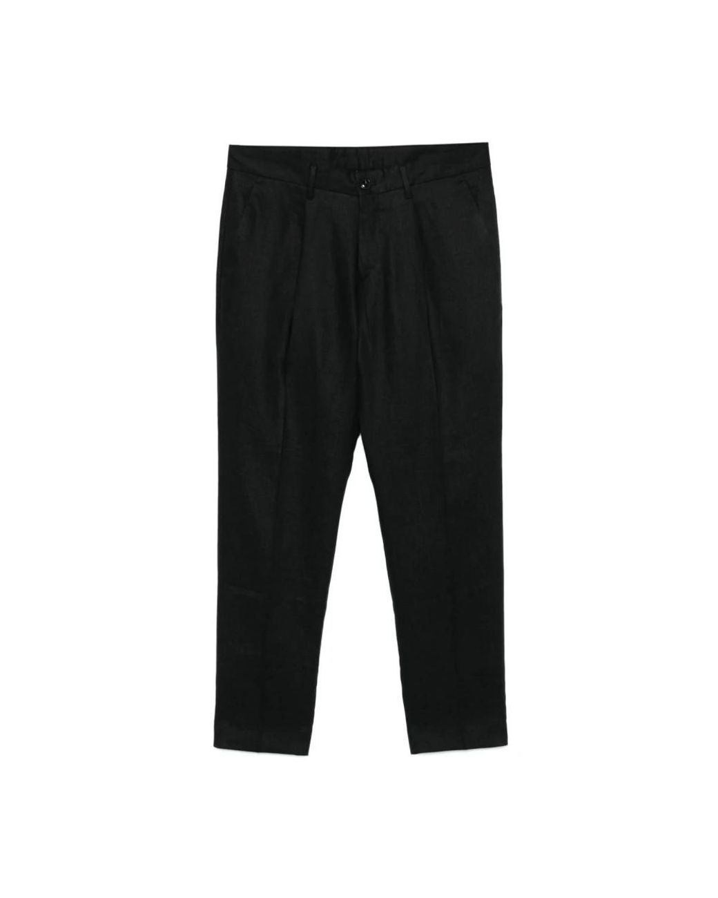 Daniele Alessandrini Black Slim-Fit Trousers for men