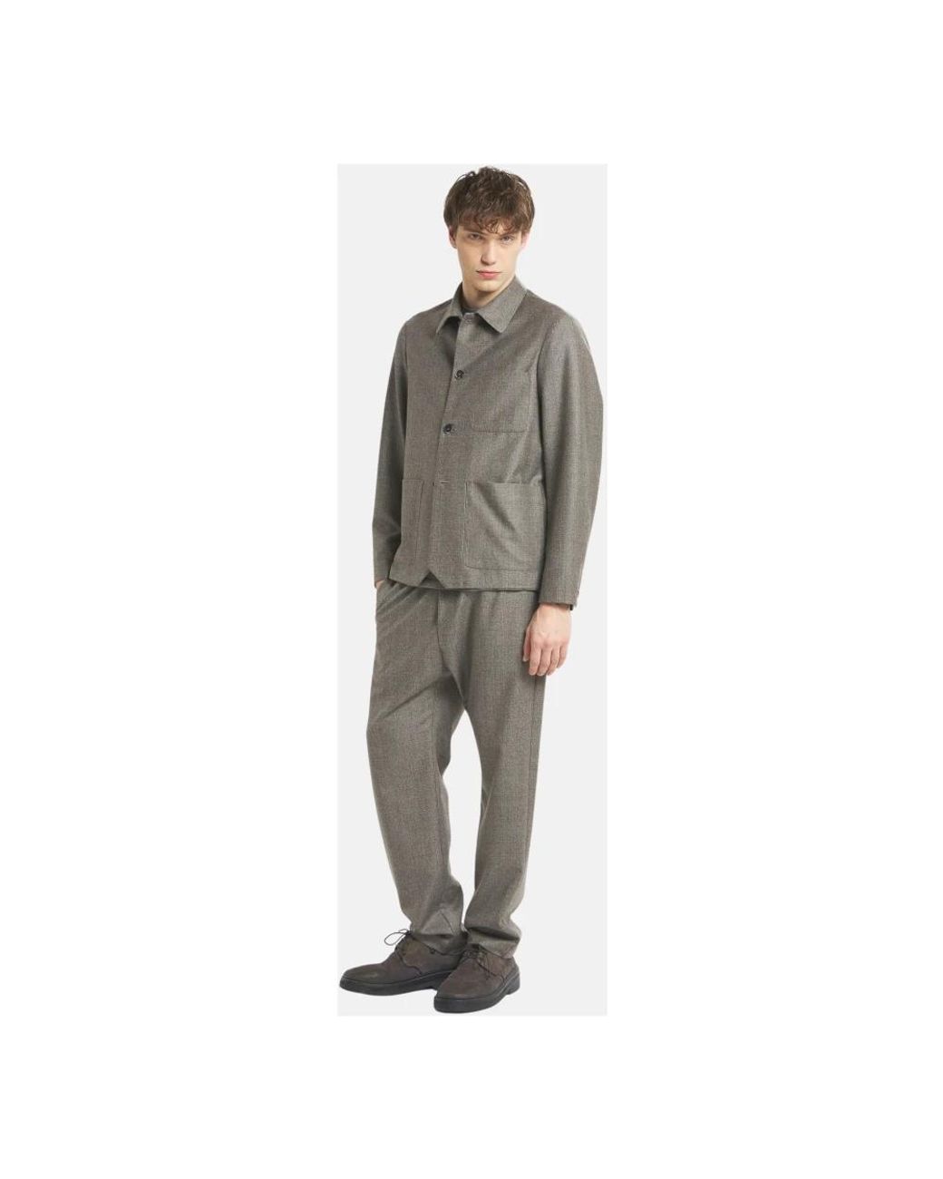 Light Jackets Barena de hombre de color Gray